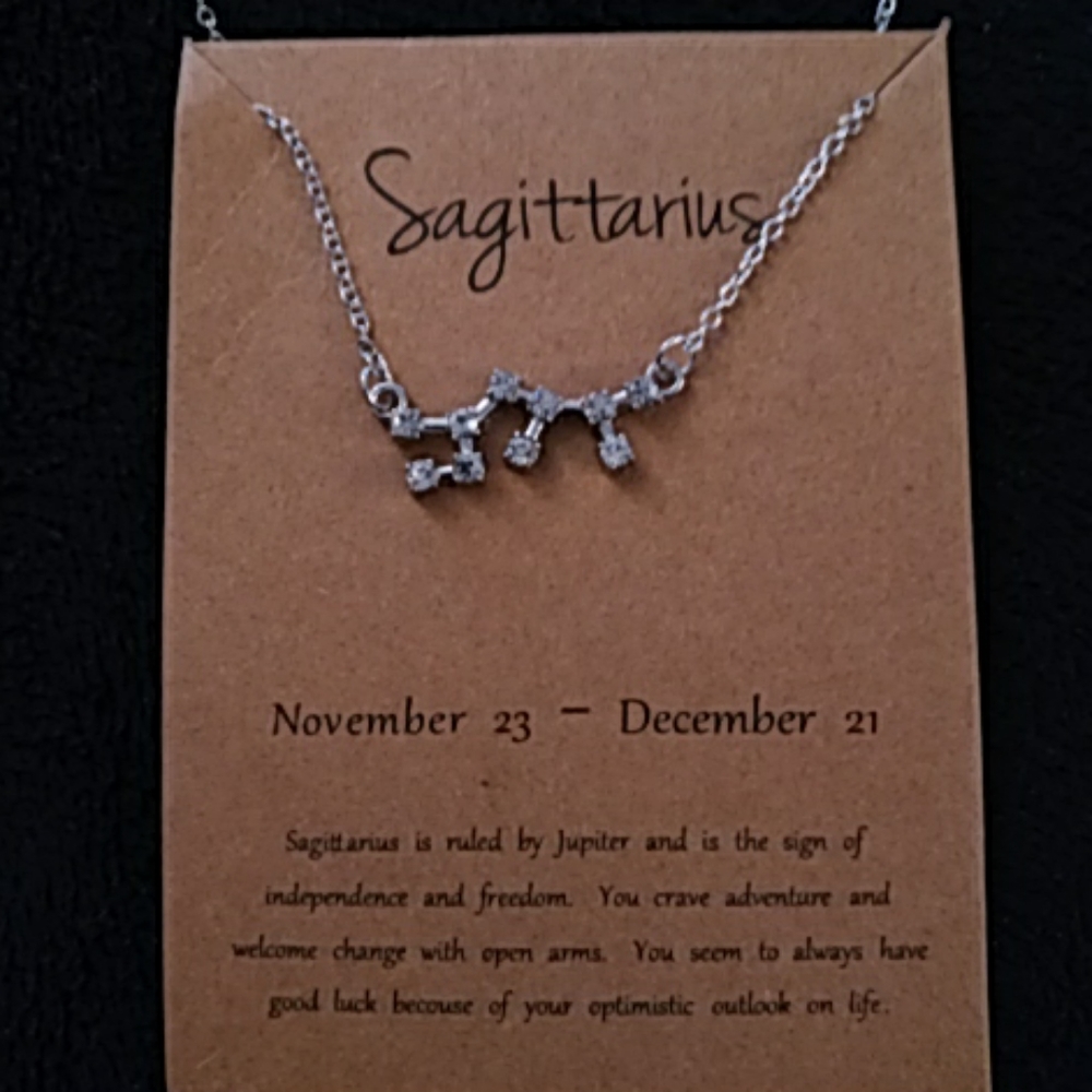 New - Necklace - Zodiac sign - Sagittarius
